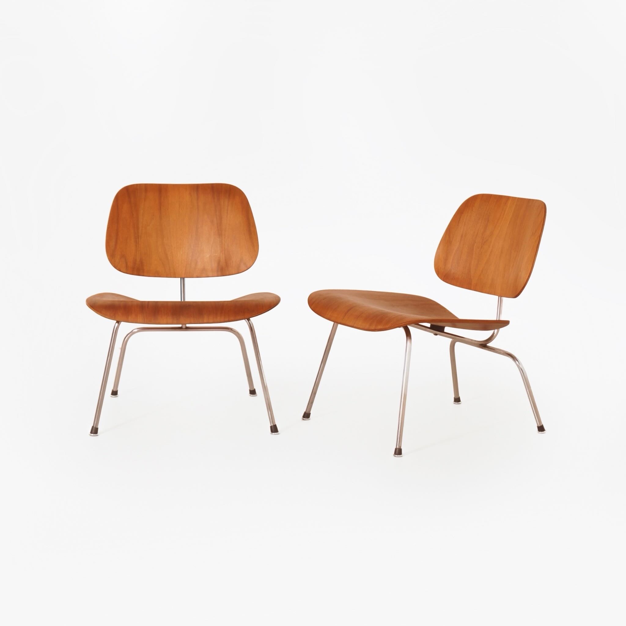 Set LCM Fauteuils van Charles en Ray Eames voor Herman Miller, 1950s – Zeer Vroege Editie