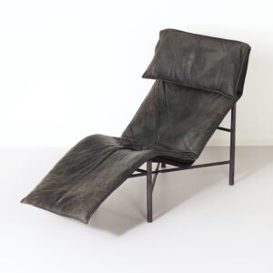 Chaise Longue SKYE van T. Bjorklund Voor Ikea, 1980s &#8211; Groen Leer