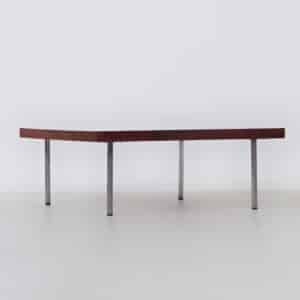 Salontafel 845 van Kho Liang Ie voor Artifort, 1950s &#8211; Zeldzaam Exemplaar, Teak &amp; Formica