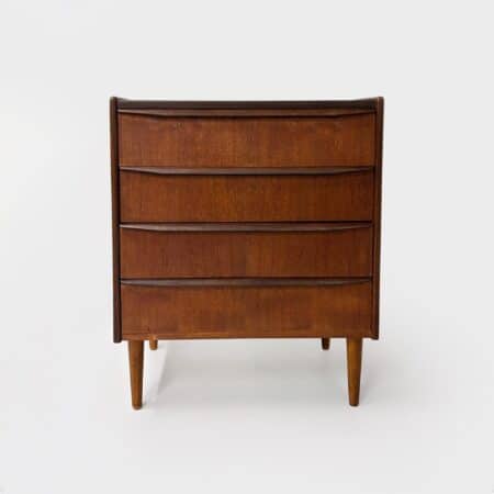 Vintage Deense ladekast – Teakhout, 1960s design, 75x67x41 cm