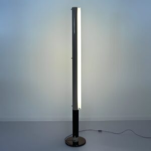 Vloerlamp ST84 van Johan Niegeman voor Artiforte, 1957 – Eerste Editie, Wit-Grijs, Modernistisch Design