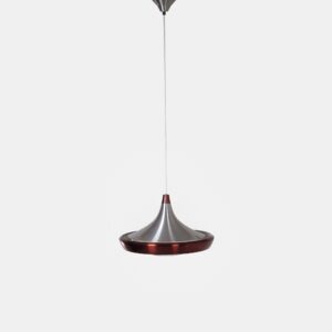 Hanglamp NPD 82 van Philips Design Team voor Philips, 1965 – Zilver, Topaas en Plexiglas Diffuser