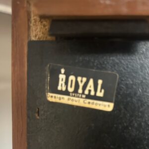 Royal Systeem van Poul Cadovius voor Cado, 1960s – 3-Delig Teakhouten Wandsysteem met Secretaire