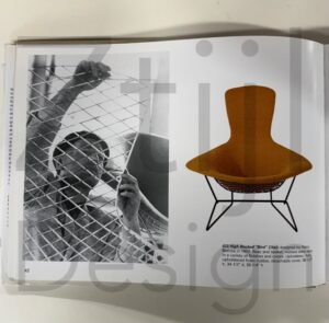 Bird Lounge Chair van Harry Bertoia voor Knoll, 1960s – Zwart Metalen Frame, Blauwe Kvadrat Bekleding