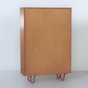 Boekenkast BB 54 met Secretaire van Cees Braakman voor Pastoe, 1957 – Luspootjes en Berkenfineer, Zeldzame Vroege Editie
