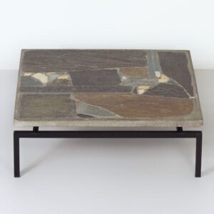 Vierkante Salontafel van Paul Kingma, 1964 – Brutalistisch, Zeldzame Vroege Editie