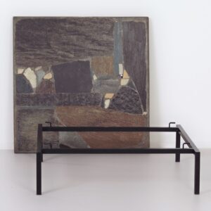 Vierkante Salontafel van Paul Kingma, 1964 – Brutalistisch, Zeldzame Vroege Editie