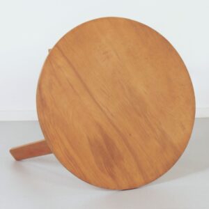 Salontafel TE07 van Cees Braakman voor Pastoe, 1950s &#8211; eikenhout, drie gebogen poten