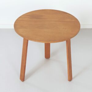 Salontafel TE07 van Cees Braakman voor Pastoe, 1950s &#8211; eikenhout, drie gebogen poten