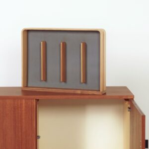 Vintage Teak Dressoir met Veel Opbergruimte en Lade, 1960s