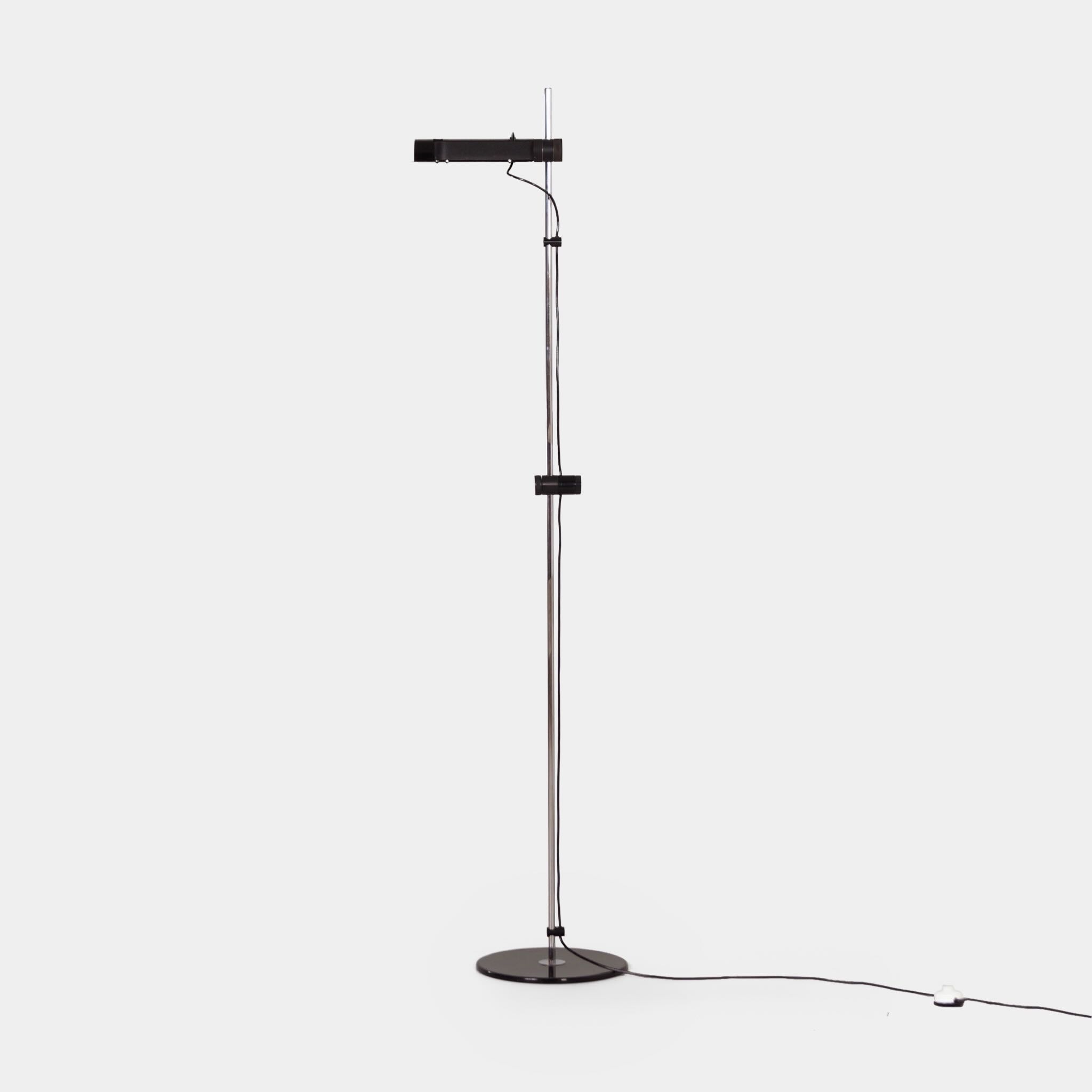 Italiaanse vloerlamp van Montecroci en De Carli voor Arrelam, 1970s – draaibaar en dimbaar