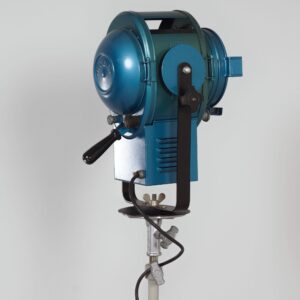Vintage Theaterspot van A.E. Cremer uit de Jaren 50 in Blauw Metaal