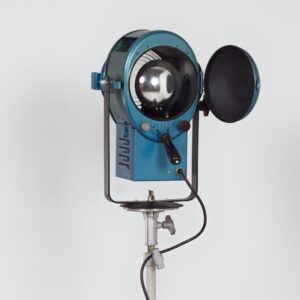 Vintage Theaterspot van A.E. Cremer uit de Jaren 50 in Blauw Metaal