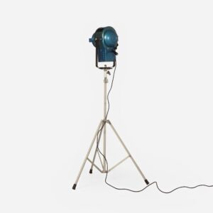 Vintage Theaterspot van A.E. Cremer uit de Jaren 50 in Blauw Metaal