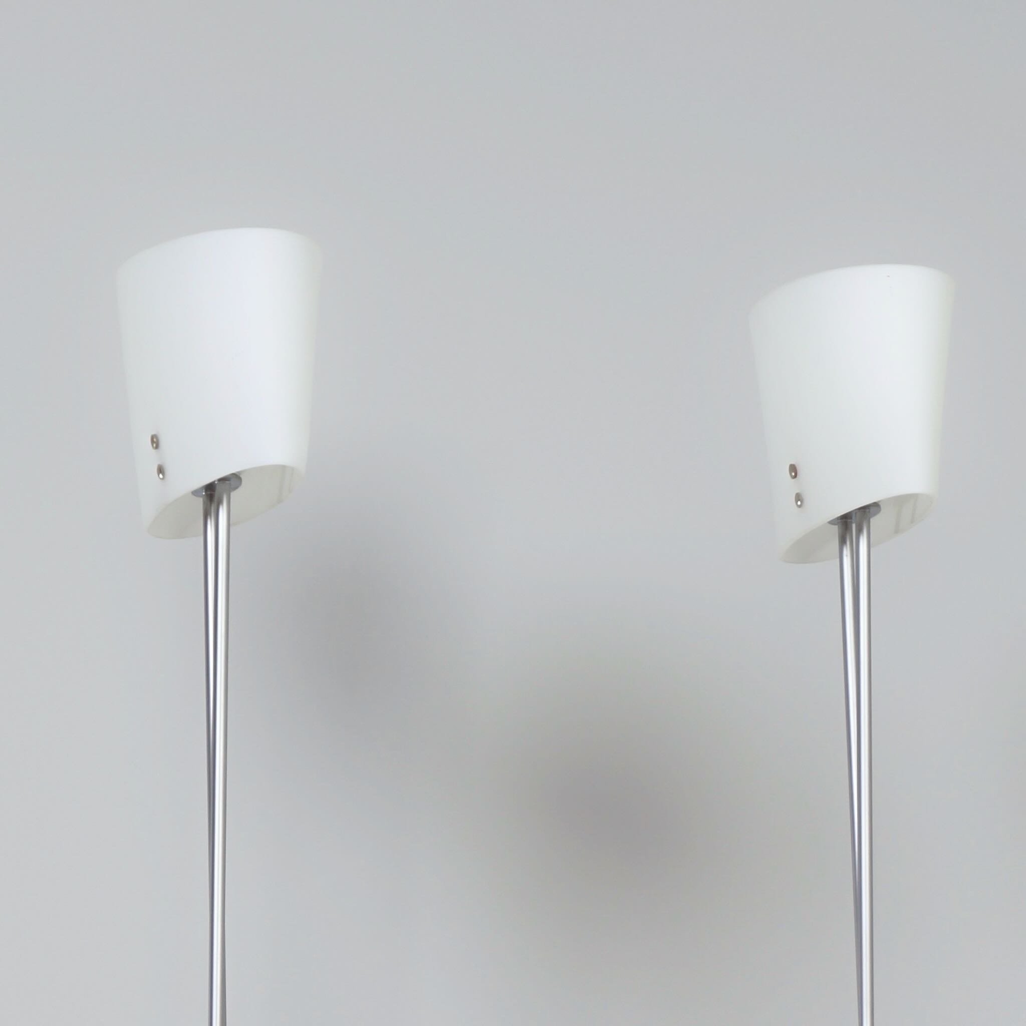Set Vloerlampen Vitt Terra van Valerio Bottin voor Foscarini uit de jaren 90 in Murano glas