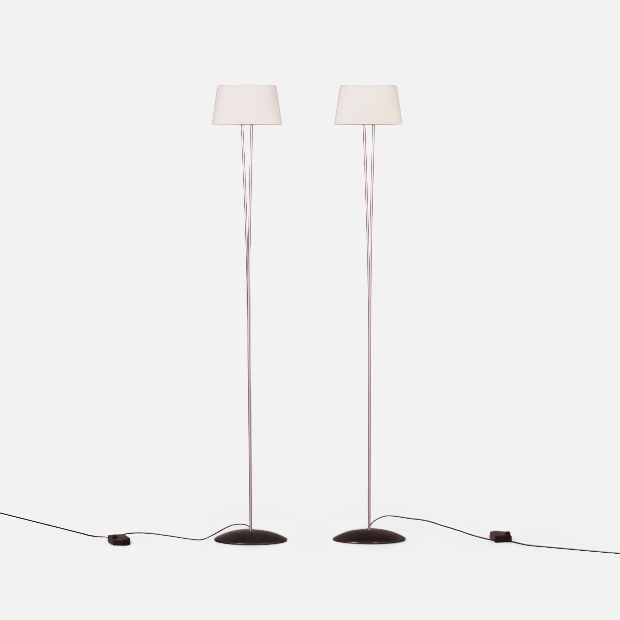 Set Vloerlampen Vitt Terra van Valerio Bottin voor Foscarini uit de jaren 90 in Murano glas