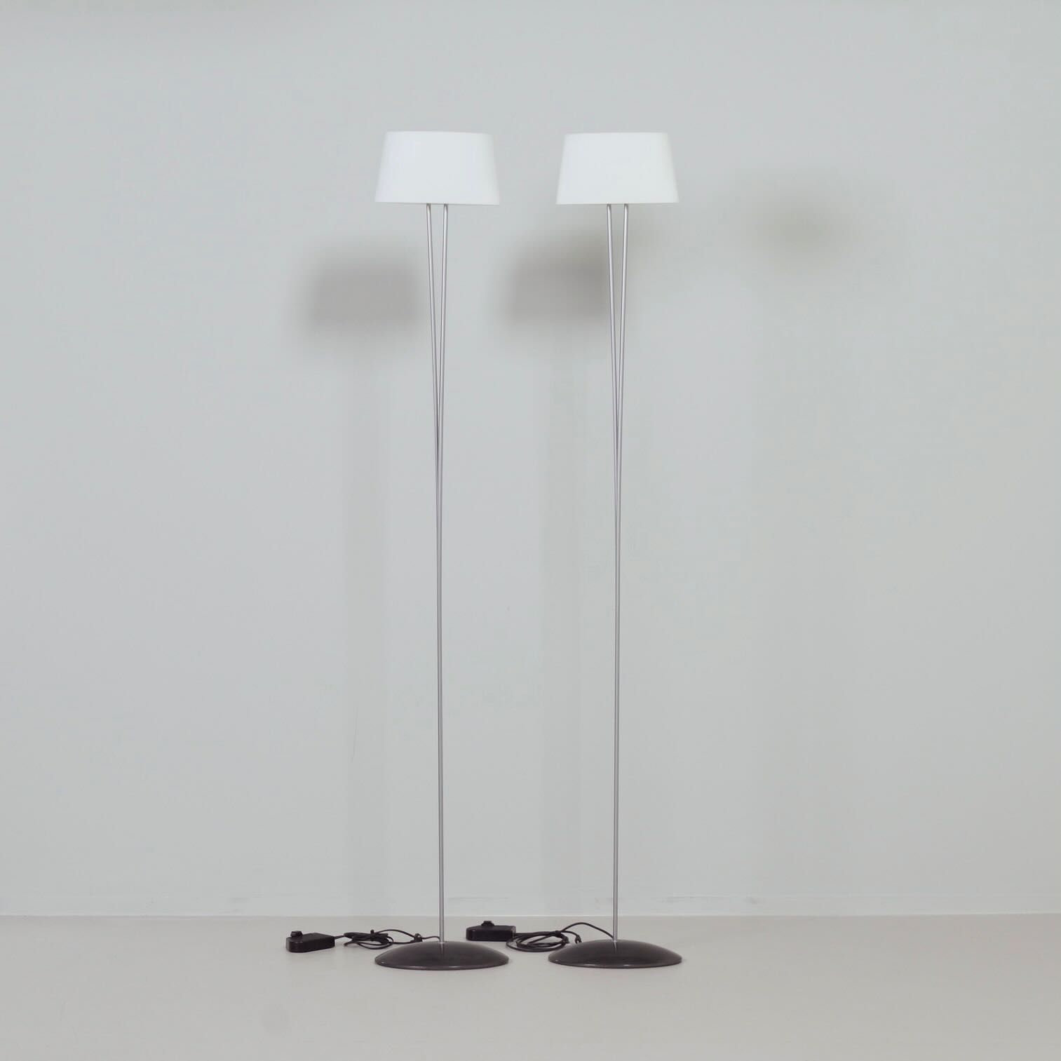 Set Vloerlampen Vitt Terra van Valerio Bottin voor Foscarini uit de jaren 90 in Murano glas