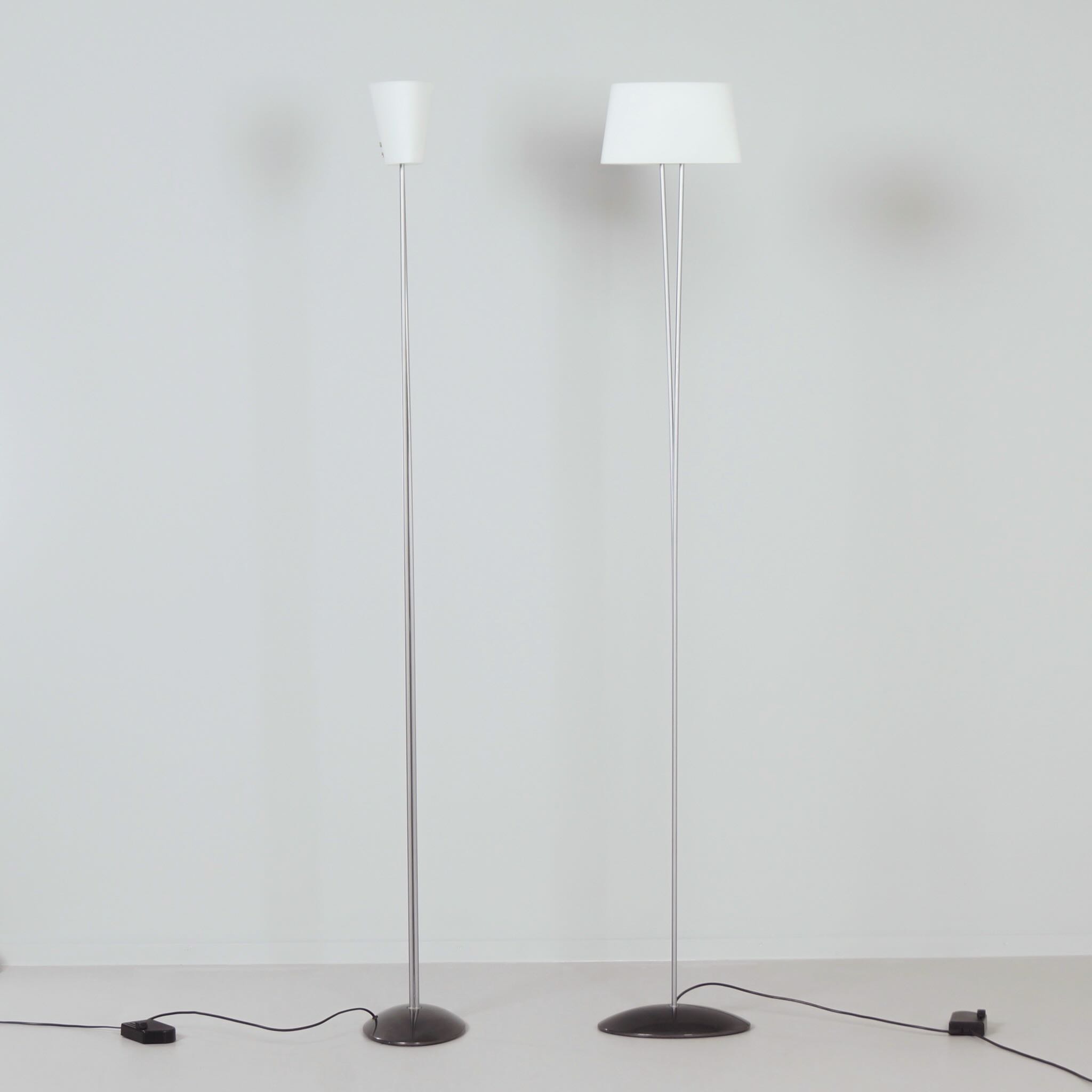 Set Vloerlampen Vitt Terra van Valerio Bottin voor Foscarini uit de jaren 90 in Murano glas