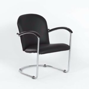 414 Damesfauteuil van W.H. Gispen voor Gispen, 1930s &#8211; Opnieuw Gestoffeerd