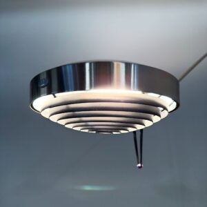 Vloerlamp Elle 2 van Tommaso Cimini voor Lumina uit de jaren 90 in nikkel