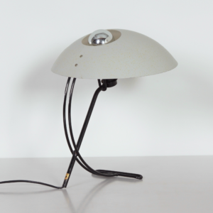 Bureaulamp NB100 van Louis Kalff voor Philips uit de jaren 50 in grijs metaal