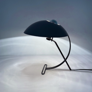 Bureaulamp NB100 van Louis Kalff voor Philips uit de jaren 50 in grijs metaal
