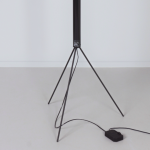 Luminator Vloerlamp van Castiglioni voor Flos uit de Jaren 90 in Antracietgrijs Metaal