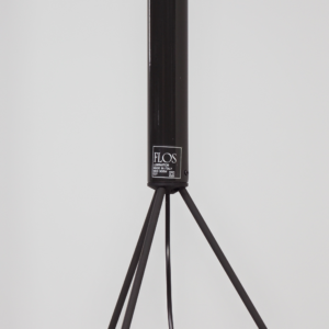 Luminator Vloerlamp van Castiglioni voor Flos uit de Jaren 90 in Antracietgrijs Metaal
