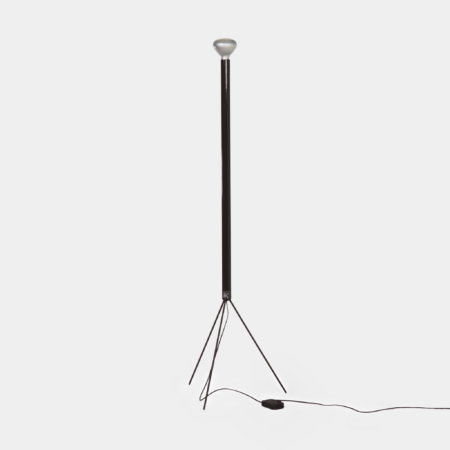 Luminator Vloerlamp van Castiglioni voor Flos uit de Jaren 90 in Antracietgrijs Metaal