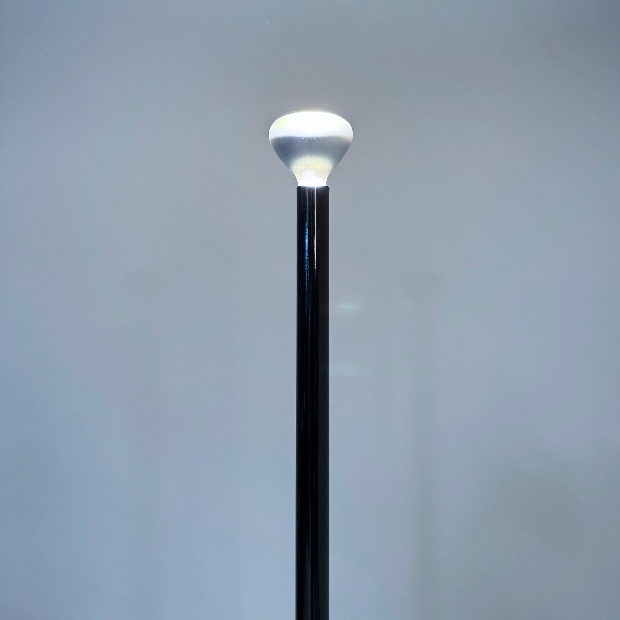 Luminator Vloerlamp van Castiglioni voor Flos uit de Jaren 90 in Antracietgrijs Metaal