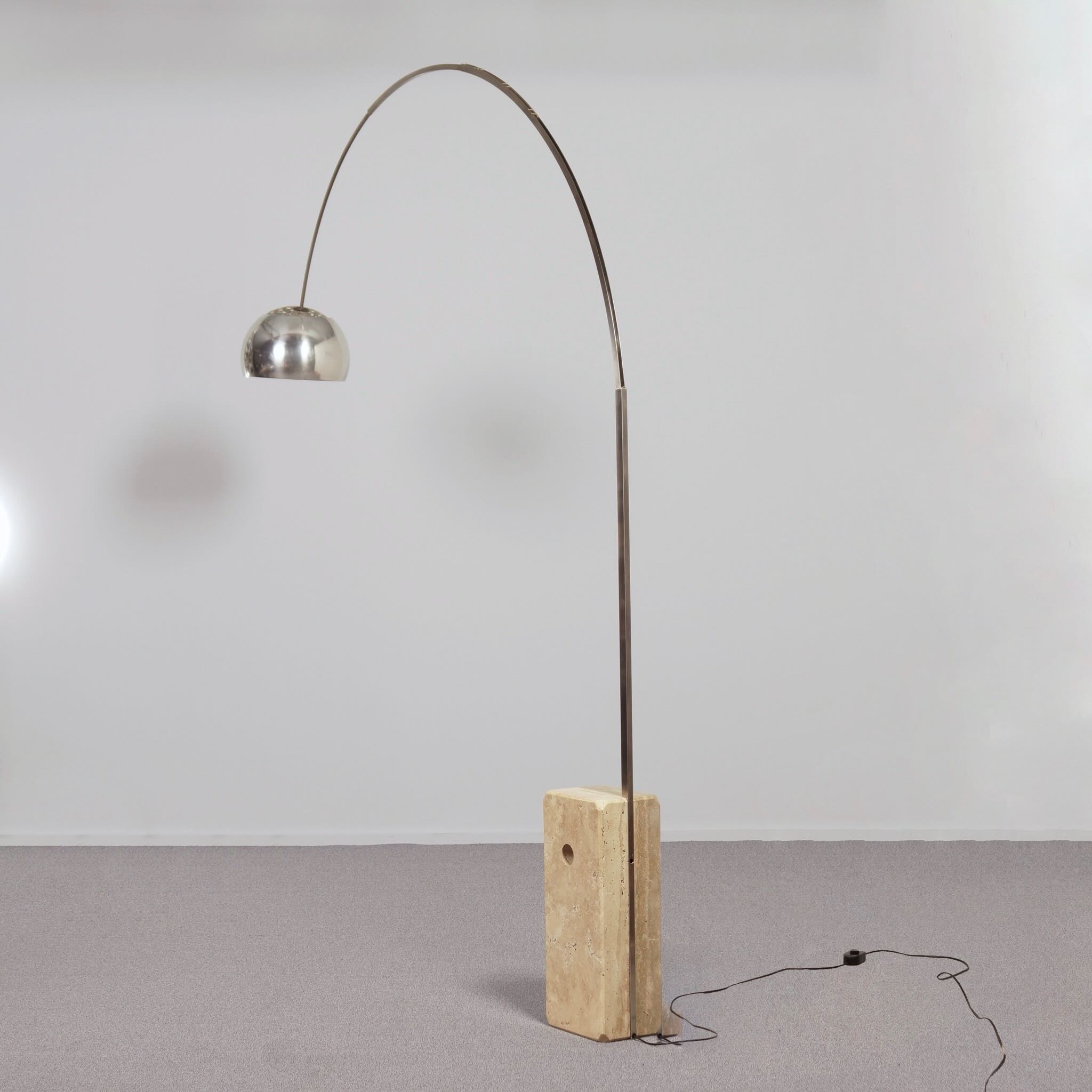 Arco vloerlamp van Achille &amp; Pier Giacomo Castiglioni voor Flos uit de jaren 80