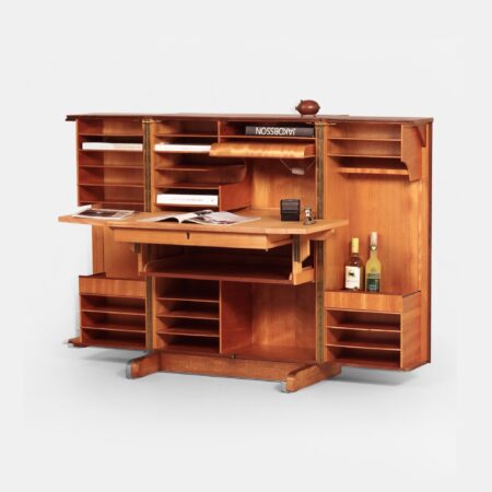 Bureau Magic Box van Mummenthaler en Meier voor Ateliers Genestar uit de jaren 50 in palissander