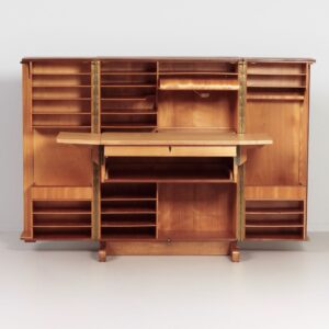 Bureau Magic Box van Mummenthaler en Meier voor Ateliers Genestar uit de jaren 50 in palissander