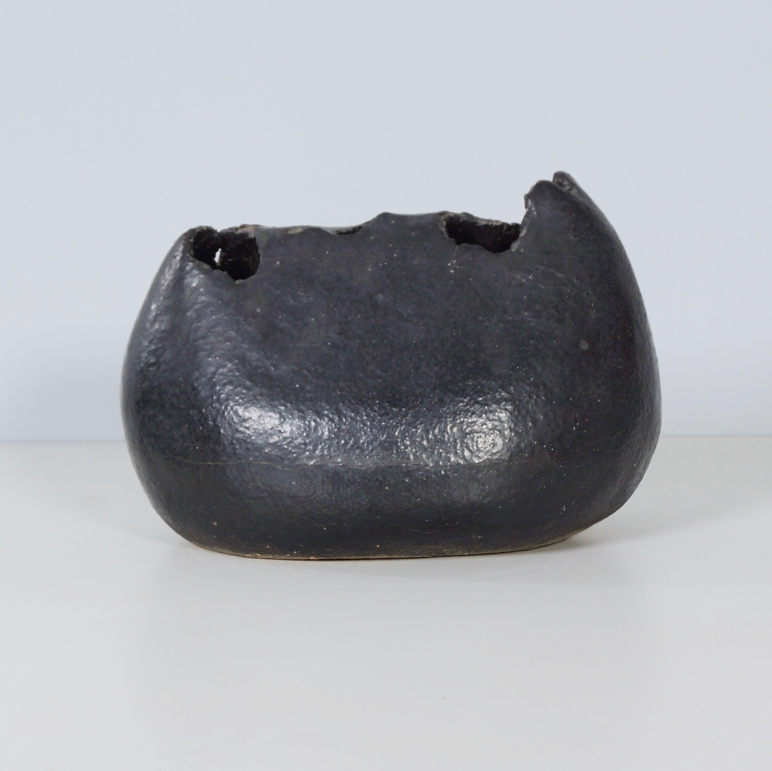 Sculpturale Keramische Vaas van Keiko Yoshida, 1971