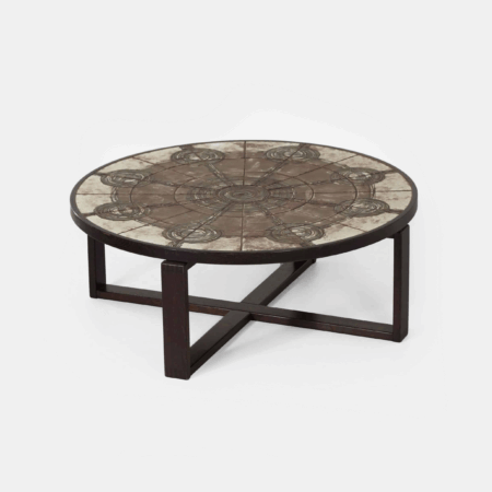 Brutalistische Salontafel van Ox Art voor Trioh, 1970s | Deens, Handgemaakt