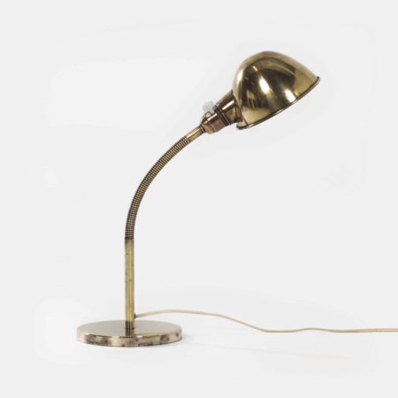 Zeldzame Gele Bureaulamp van Hoogervorst voor Anvia, 1950s