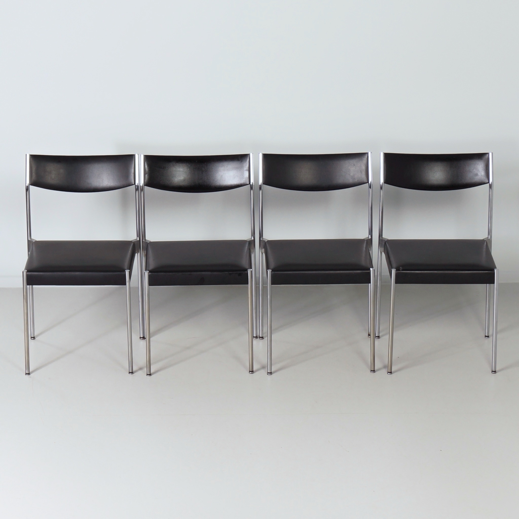 Eetkamerstoelen Model 2100 van Edlef Bandixen voor Dietiker uit de jaren 60