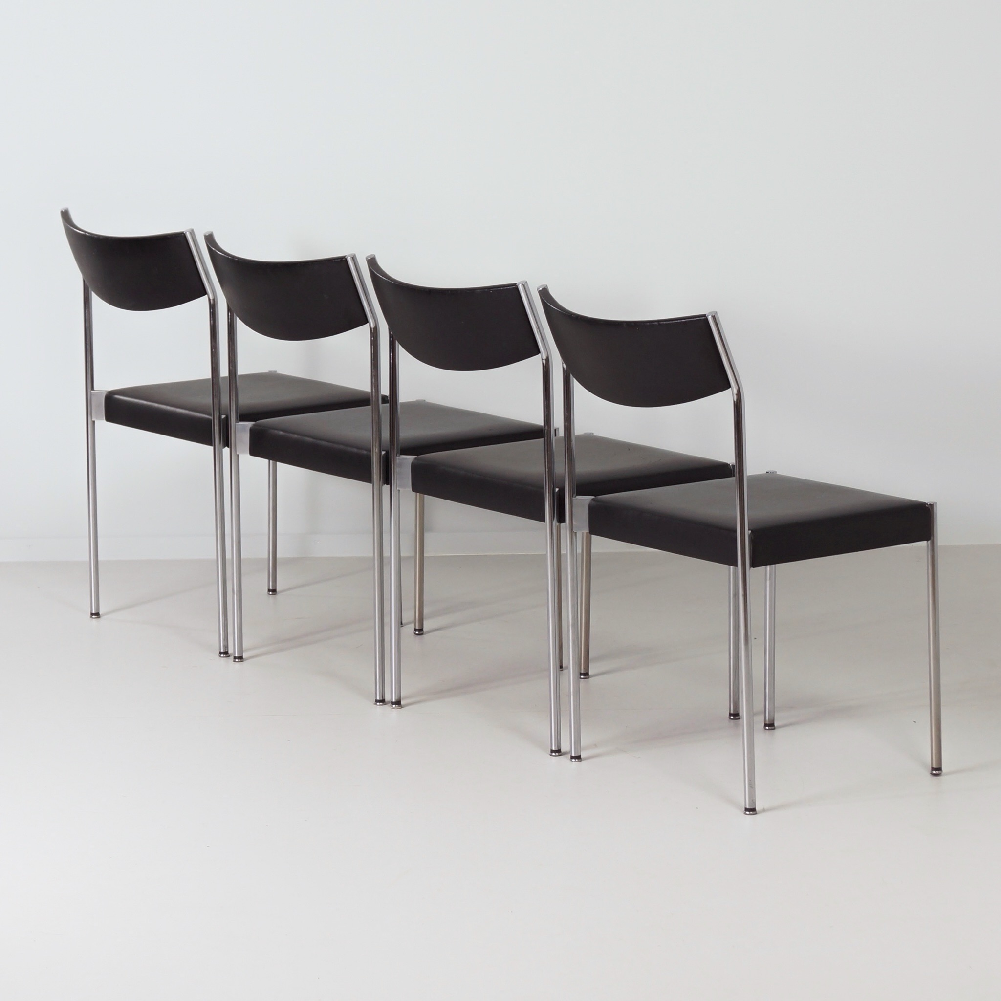 Eetkamerstoelen Model 2100 van Edlef Bandixen voor Dietiker uit de jaren 60