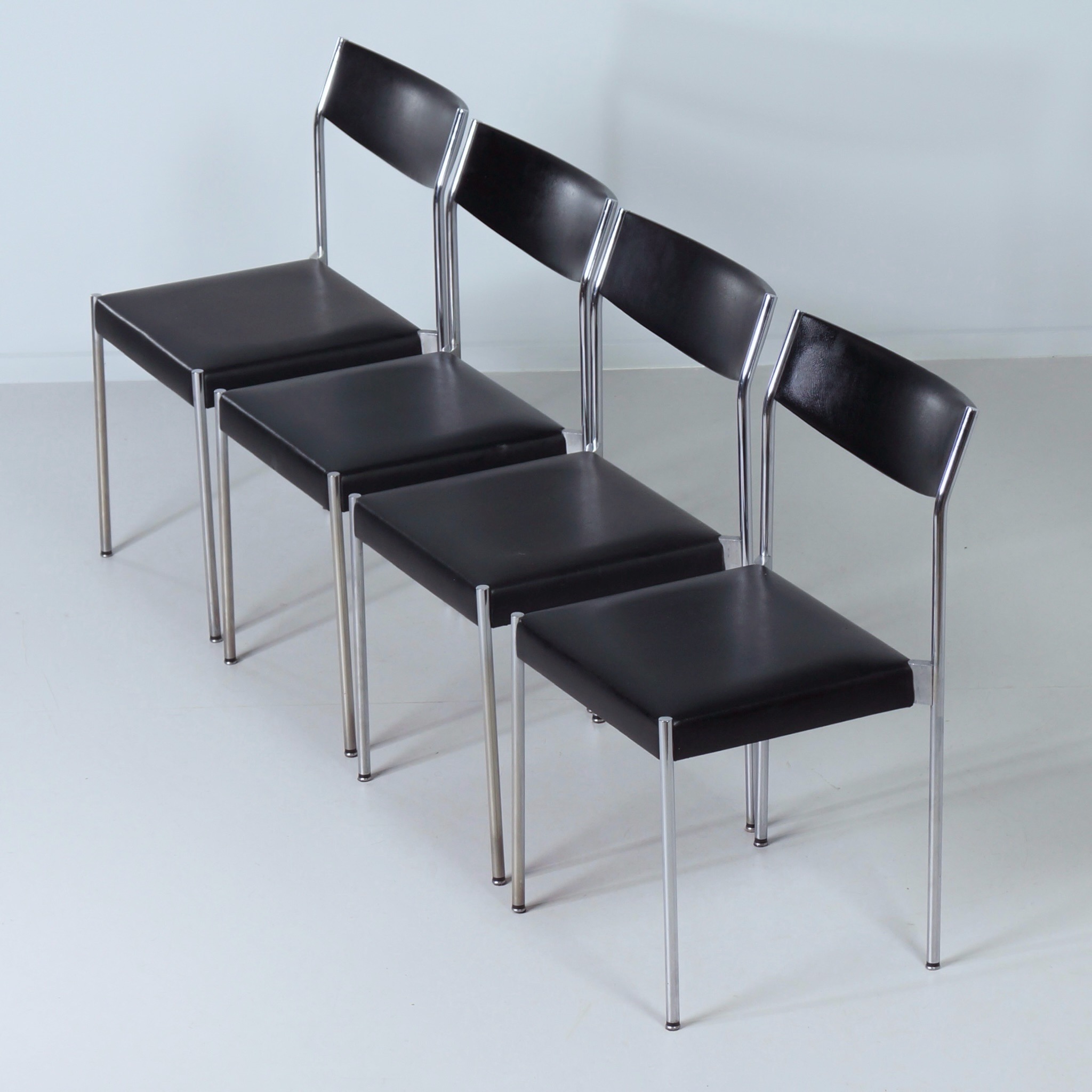 Eetkamerstoelen Model 2100 van Edlef Bandixen voor Dietiker uit de jaren 60