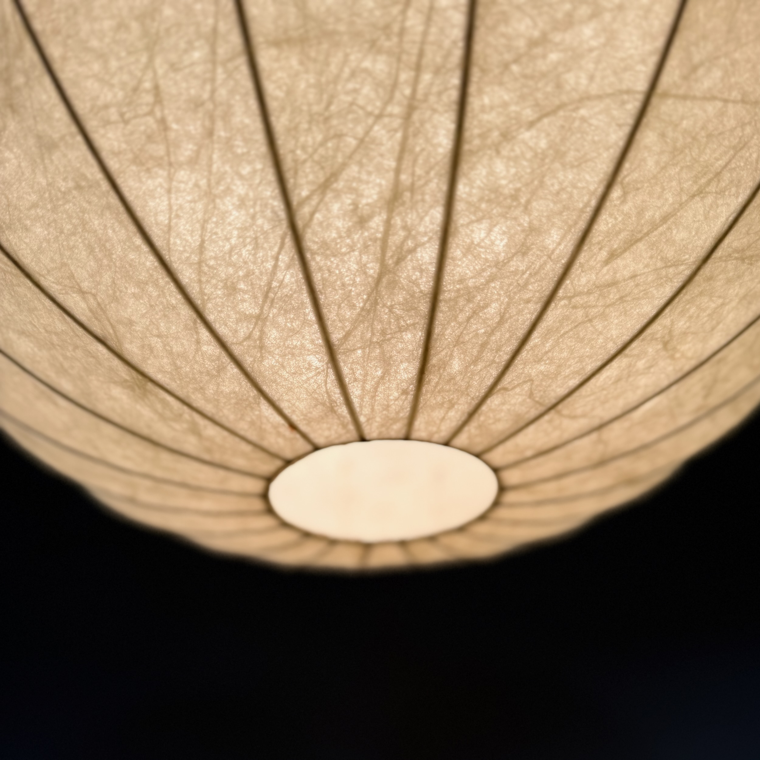 Cocoon hanglamp van Frits Friedel Wauer voor Goldkant Leuchten, jaren 60