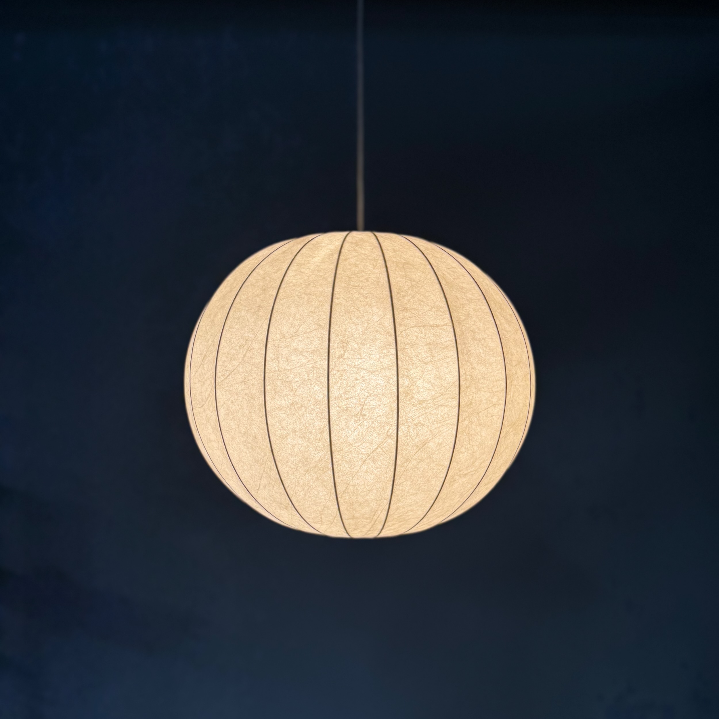 Cocoon hanglamp van Frits Friedel Wauer voor Goldkant Leuchten, jaren 60
