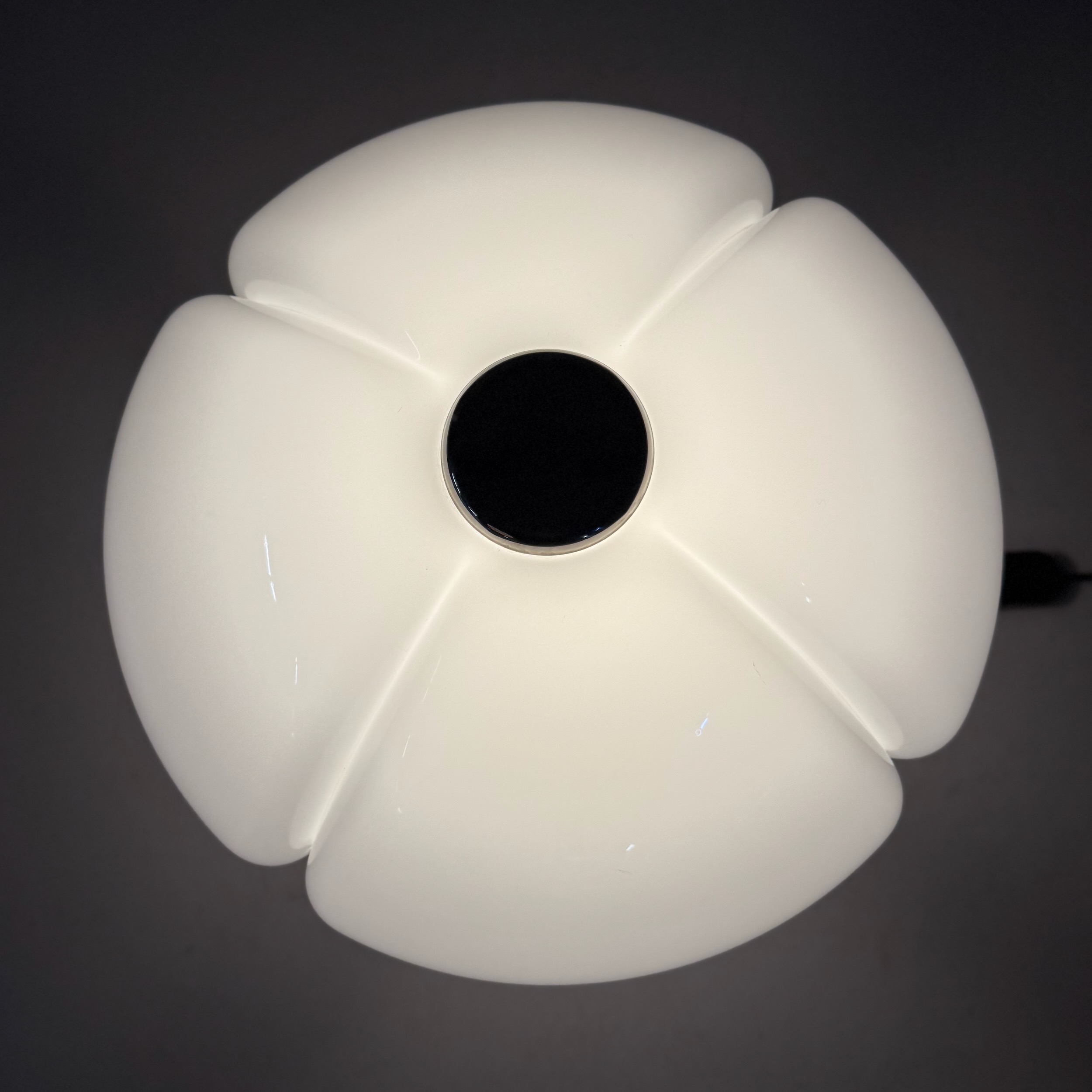 Quadrifoglio tafellamp van Studio 6G voor Guzzini, o.l.v. Luigi Massoni, jaren 70, wit