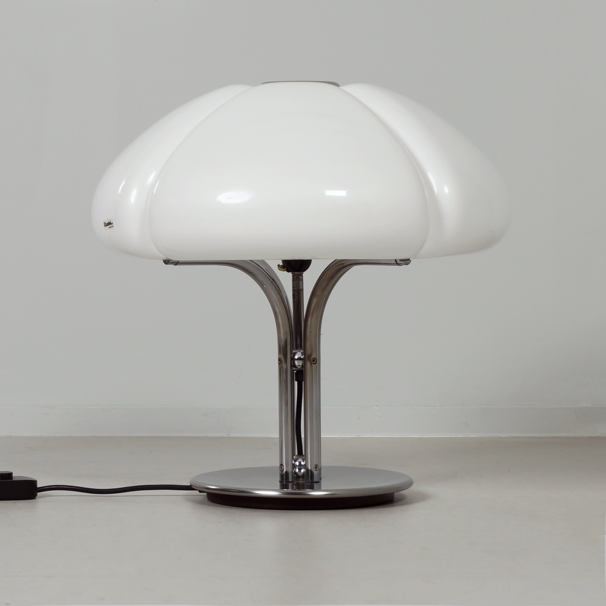 Quadrifoglio tafellamp van Studio 6G voor Guzzini, o.l.v. Luigi Massoni, jaren 70, wit