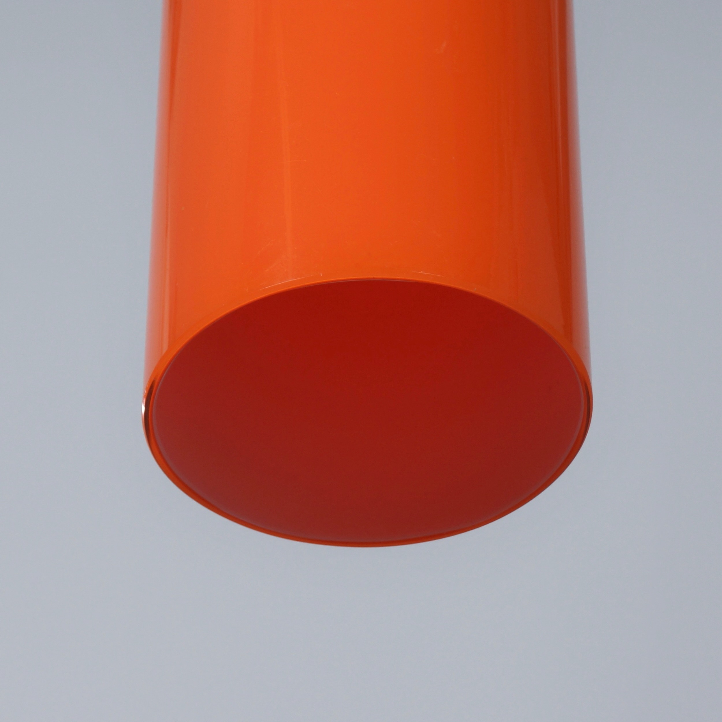 Murano Hanglamp 486b van Paolo Venini voor Venini & C., 1962, oranje