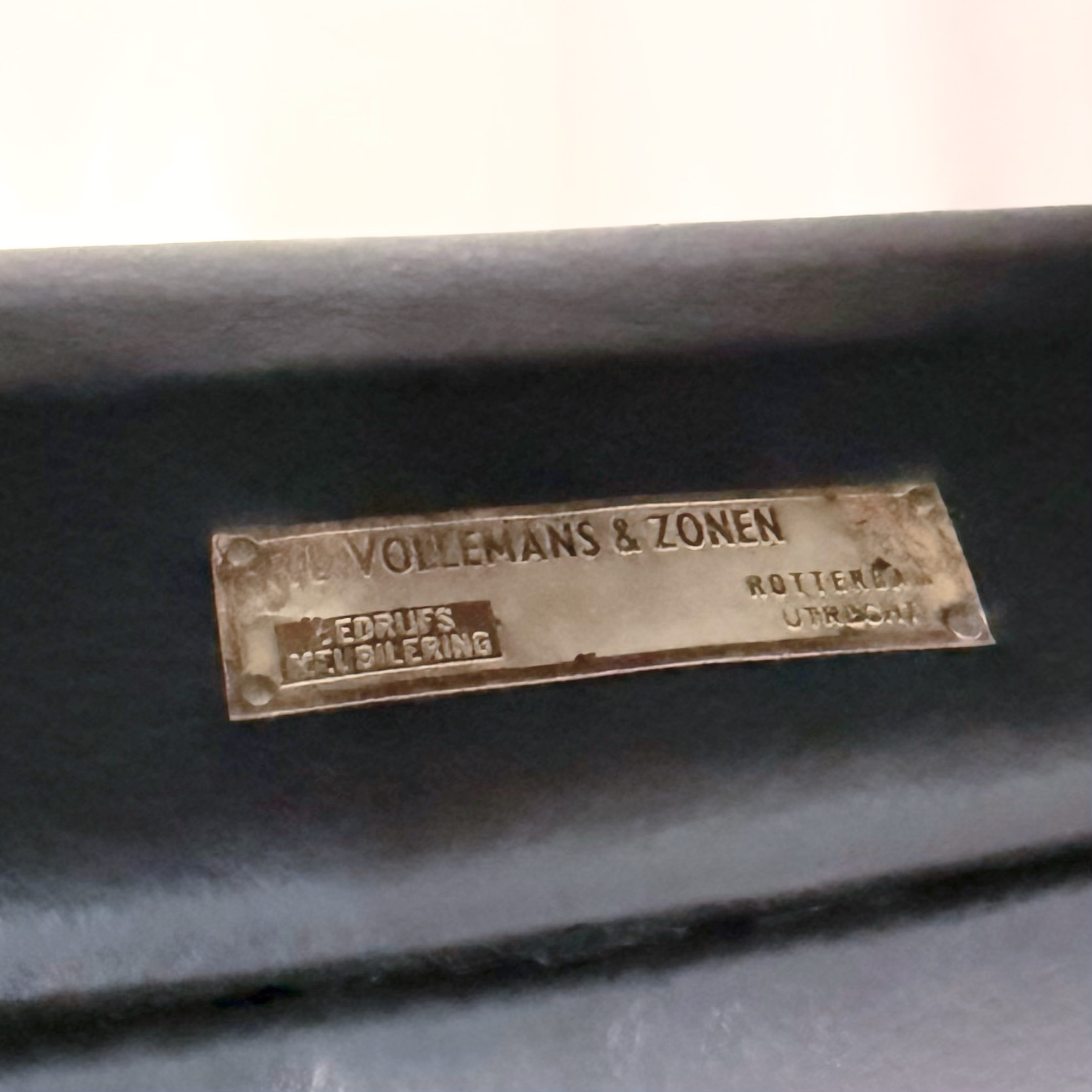 Bauhaus Kapperstoel van F.L. Vollemans & Zonen uit Rotterdam, ca. 1930, verstelbaar model