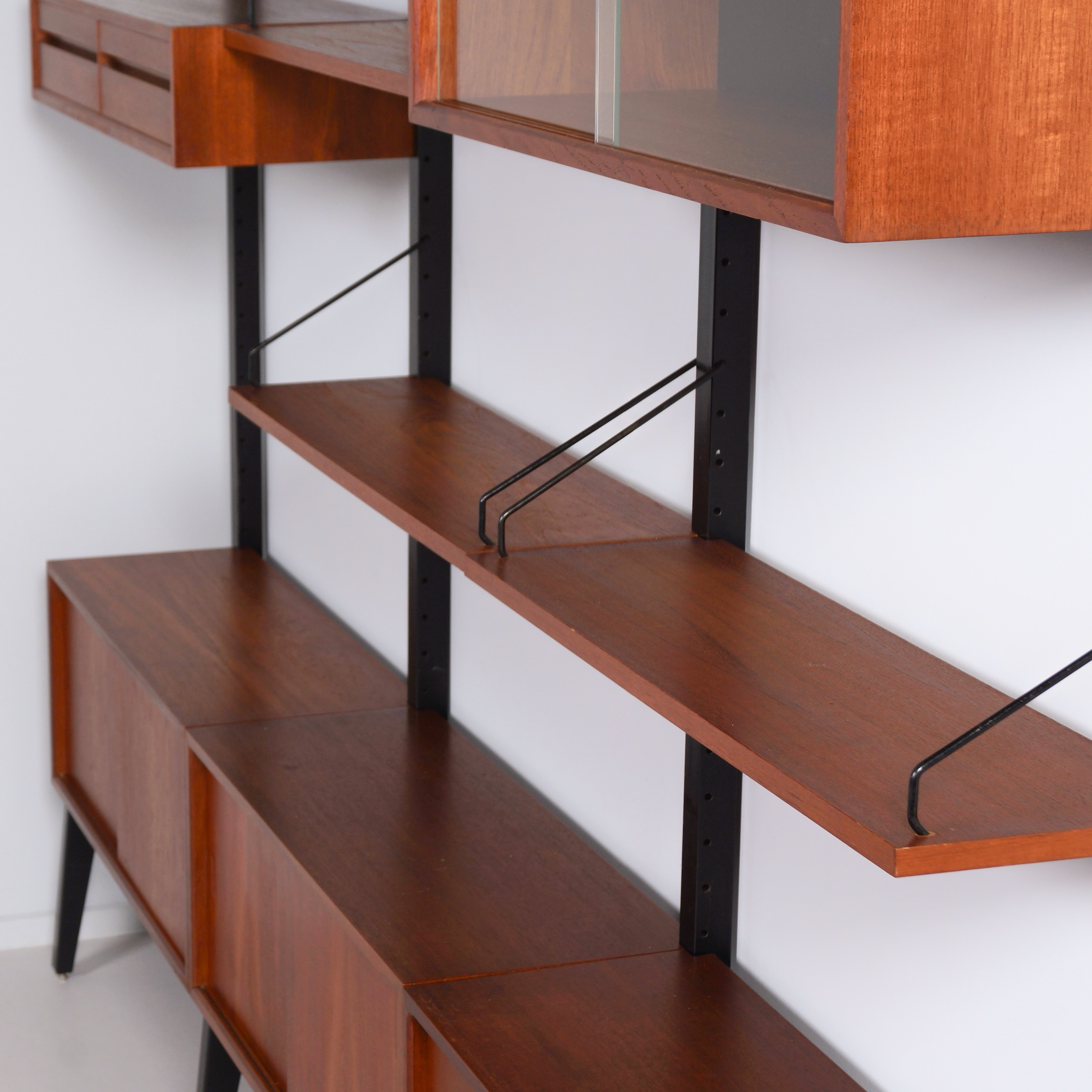 Vrijstaand Royal System van Poul Cadovius voor Cado, Denemarken, 1960s