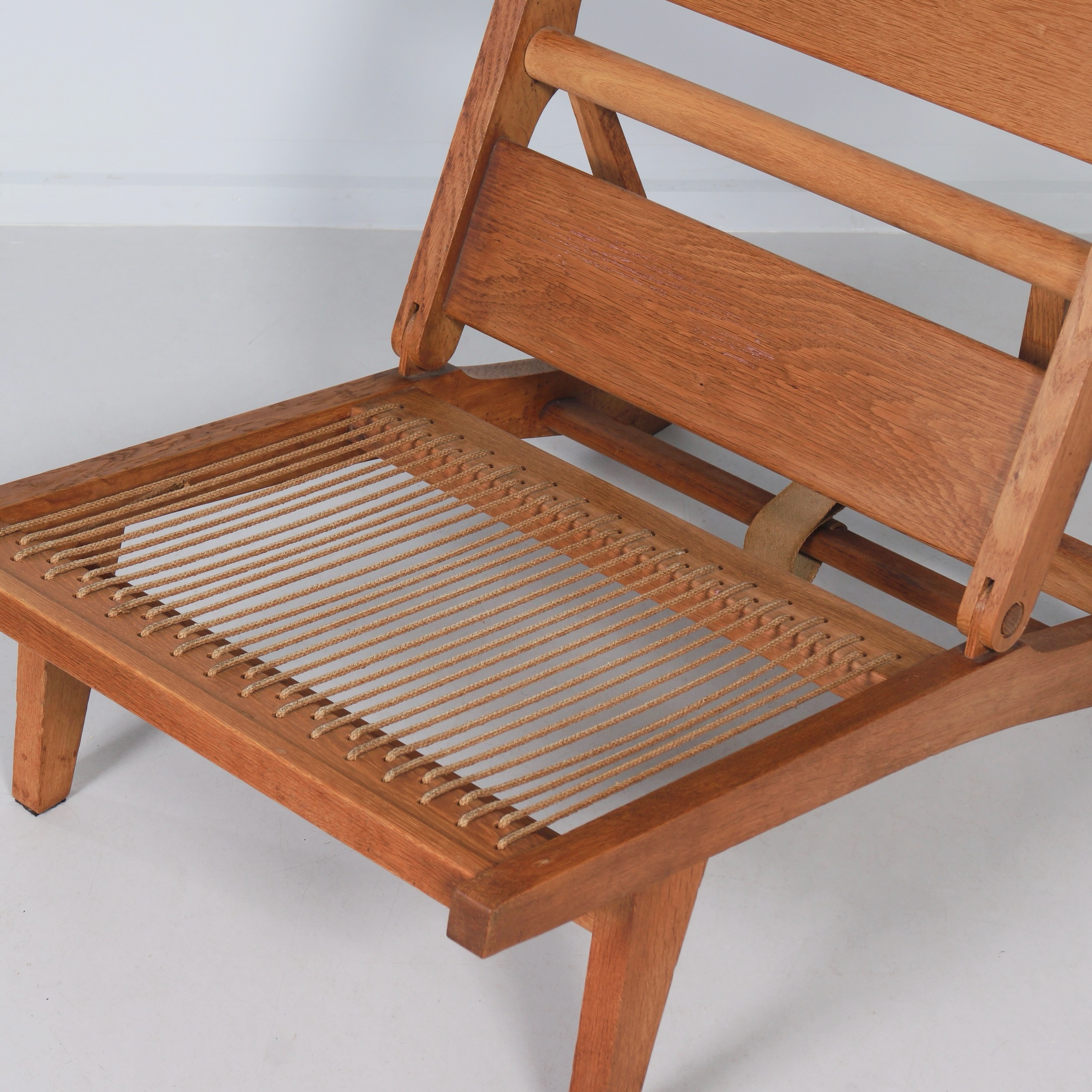 Lounge stoel AP-71 van Hans Wegner voor AP Stolen, 1968 – opnieuw gestoffeerd, zeldzaam
