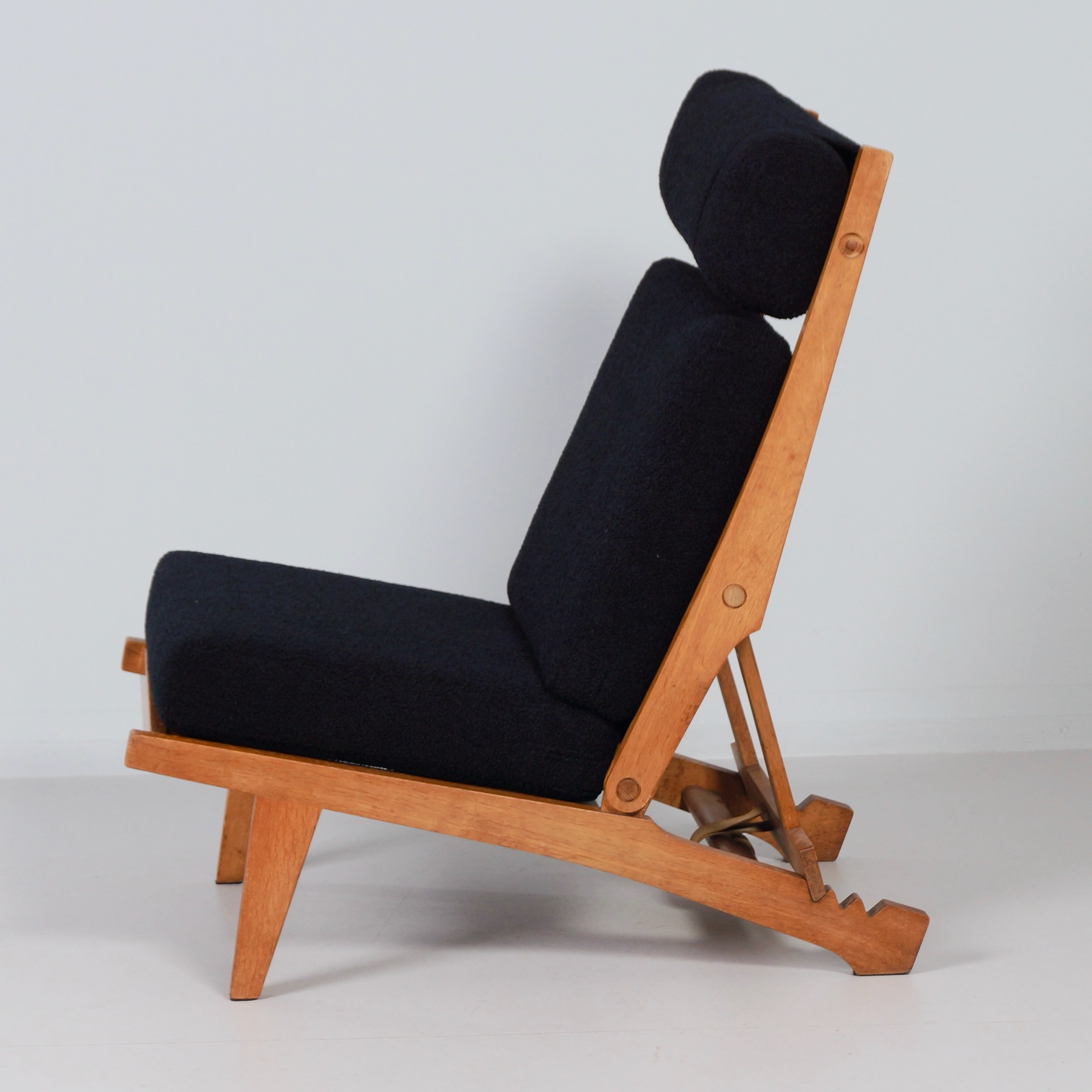 Lounge stoel AP-71 van Hans Wegner voor AP Stolen, 1968 – opnieuw gestoffeerd, zeldzaam