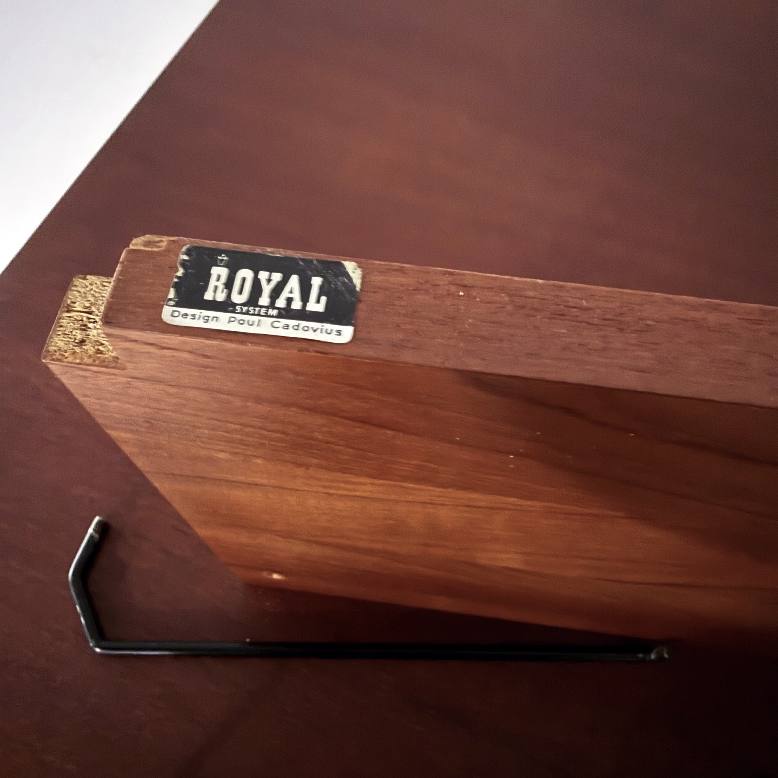 Royal System bureau van Poul Cadovius voor Cado, 1960s – Teak, uitklapbaar