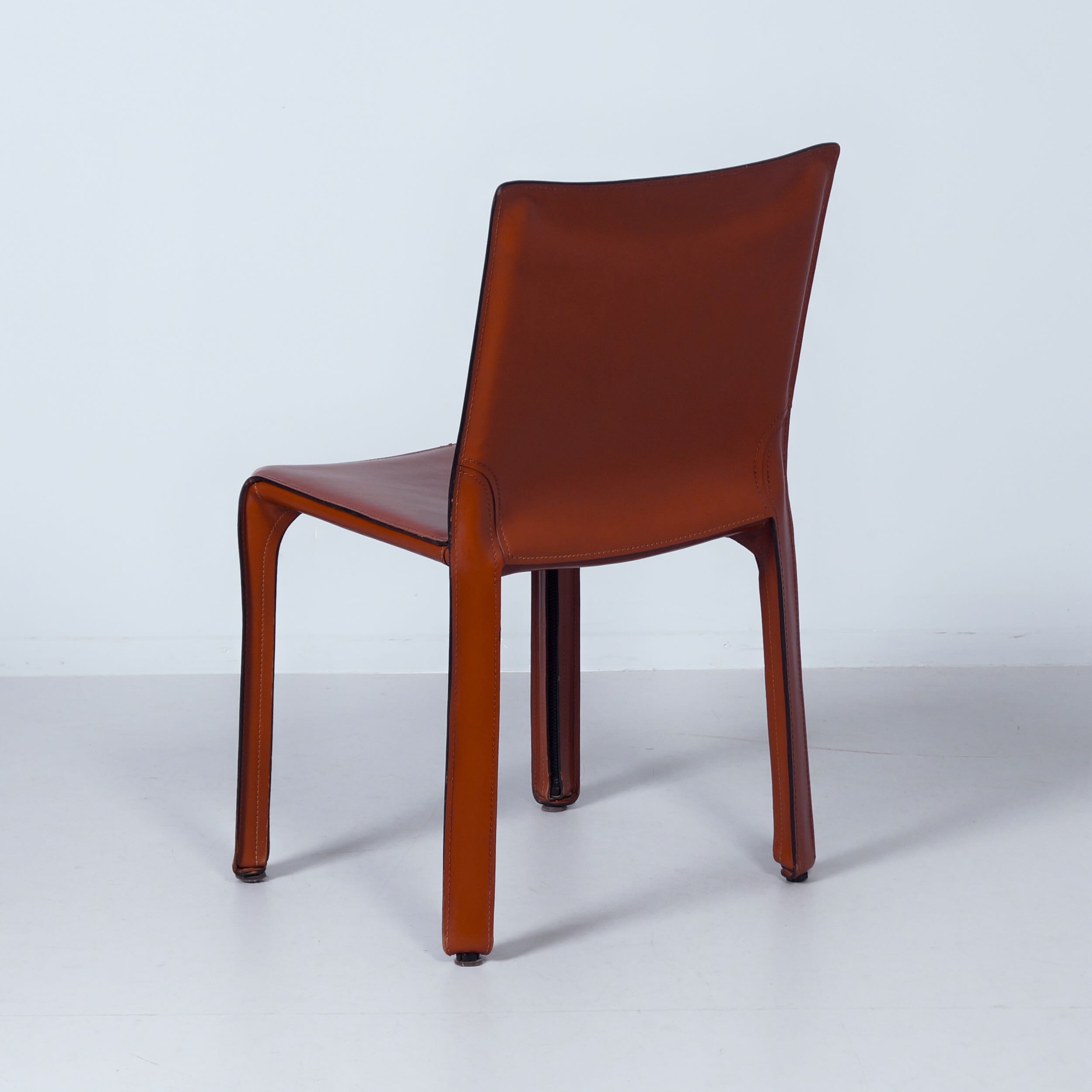 CAB 412 eetkamerstoelen van Mario Bellini voor Cassina uit de jaren 90, set van 8